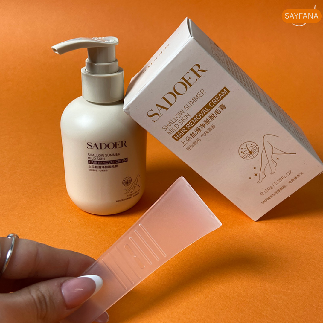 كريم سادور لإزالة الشعر – السرّ وراء بشرة ناعمة بلا ألم ولا جروح!