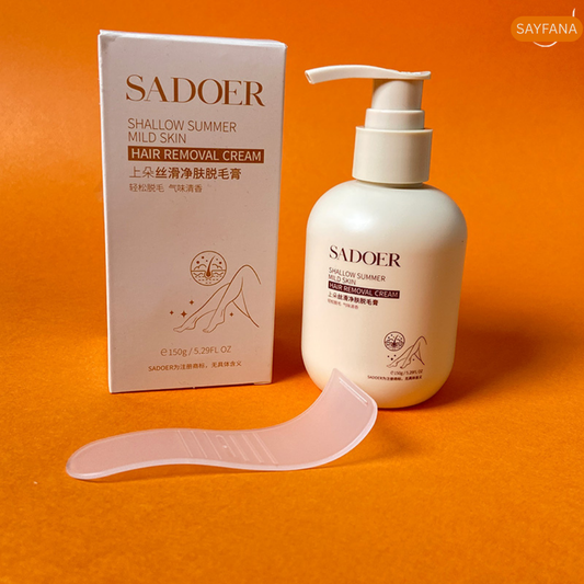 كريم سادور لإزالة الشعر – السرّ وراء بشرة ناعمة بلا ألم ولا جروح!