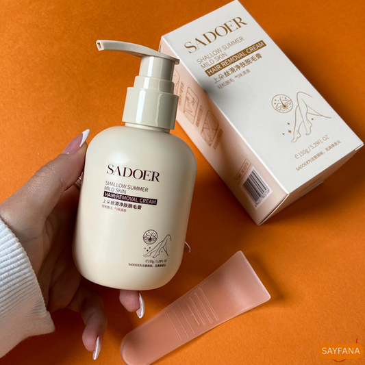 كريم سادور لإزالة الشعر – السرّ وراء بشرة ناعمة بلا ألم ولا جروح!